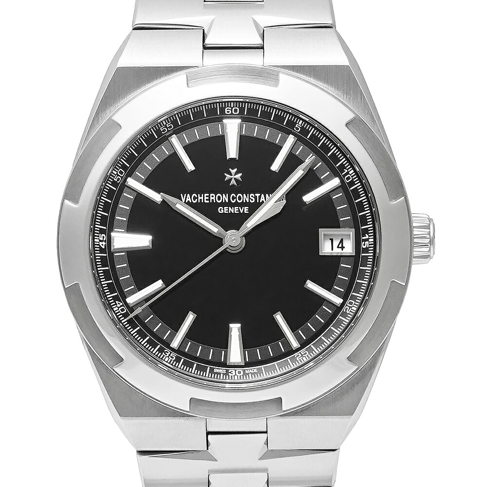 箱・保証書・替えの純正ベルト・純正バックル付き VACHERON CONSTANTIN オーヴァーシーズ Ref.4500V/110A-B483 ブラック 中古品 メンズ 腕時計