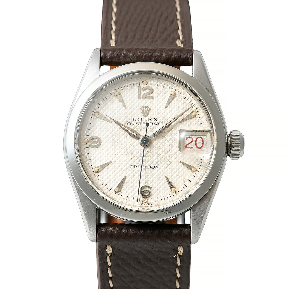 ROLEX オイスターデイト ボーイズ ハニカムダイヤル 1953年前後 Ref.6266 アンティーク品 ユニセックス 腕時計