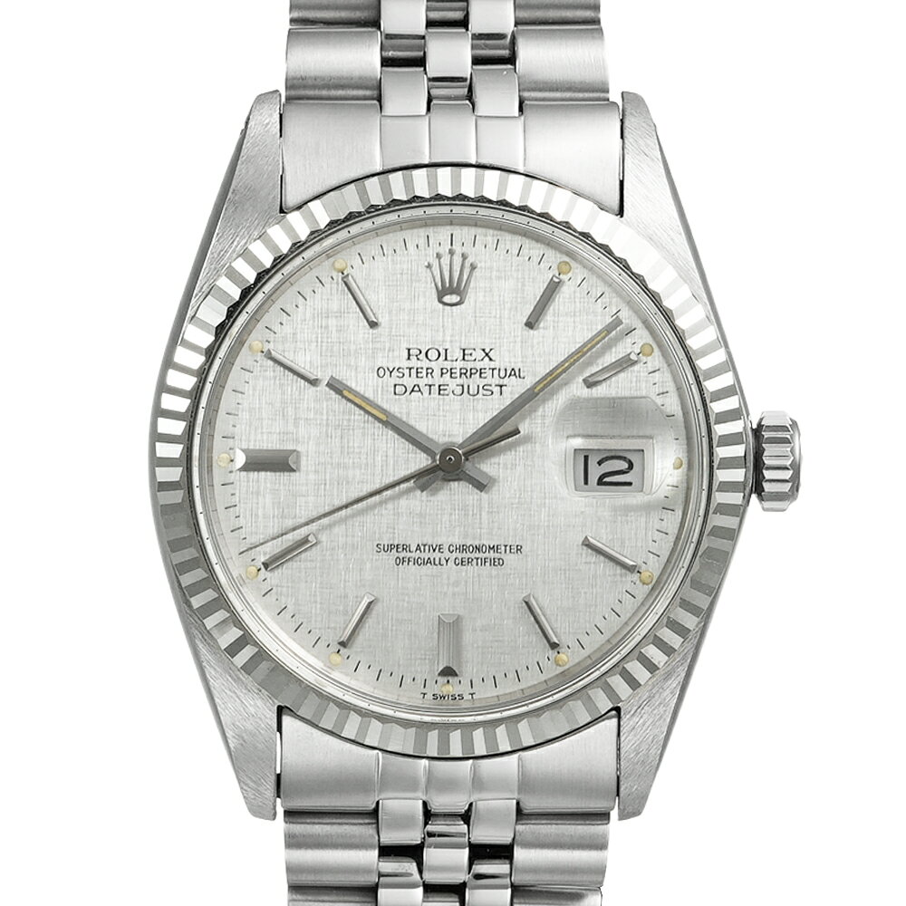ROLEX デイトジャスト モザイクダイヤル 1982年保証書付き Ref.16014 アンティーク品 メンズ 腕時計