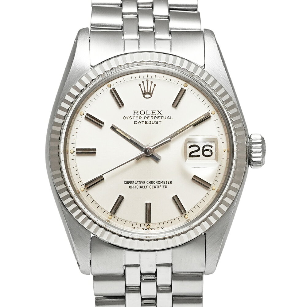 1973年前後 保証書付き ROLEX デイトジャスト Ref.1601 アンティーク品 シルバー メンズ 腕時計