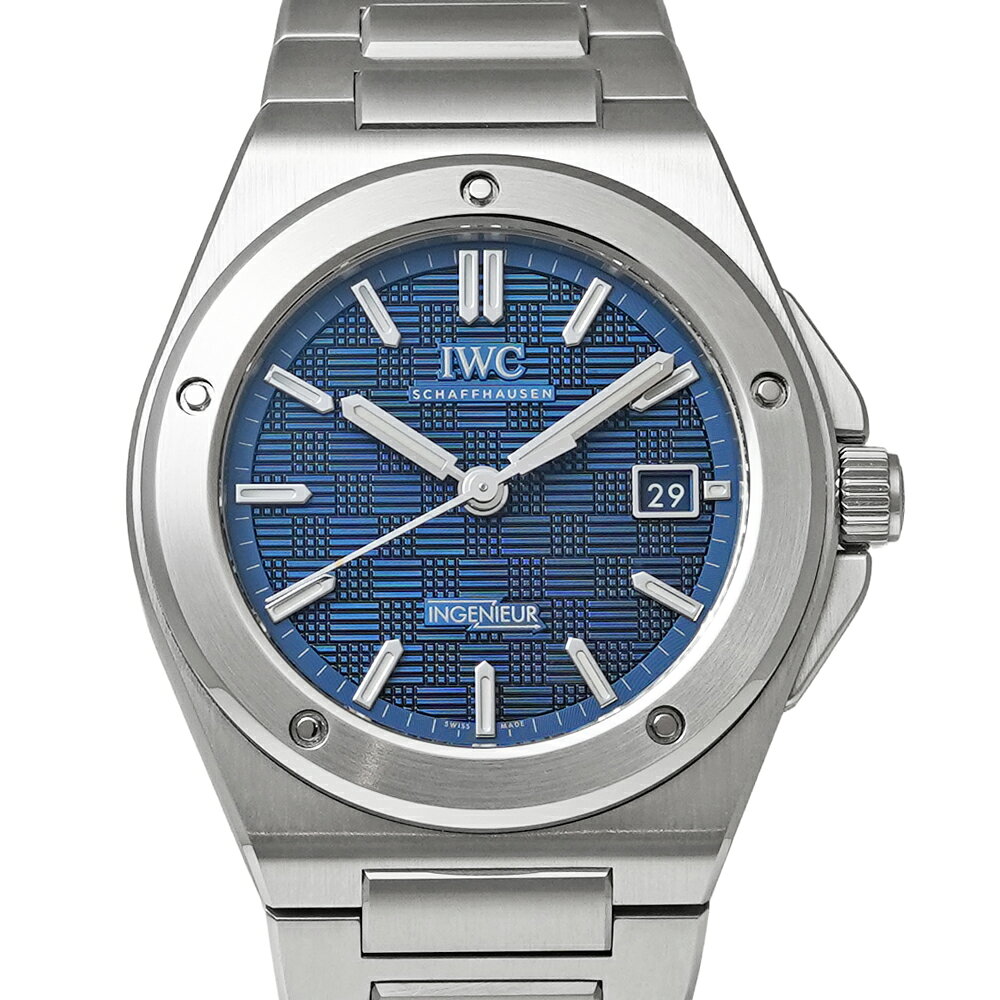 未使用品 箱・2026年4月保証書付き IWC インヂュニア オートマティック 40 Ref.IW328907 ブルー メンズ 腕時計