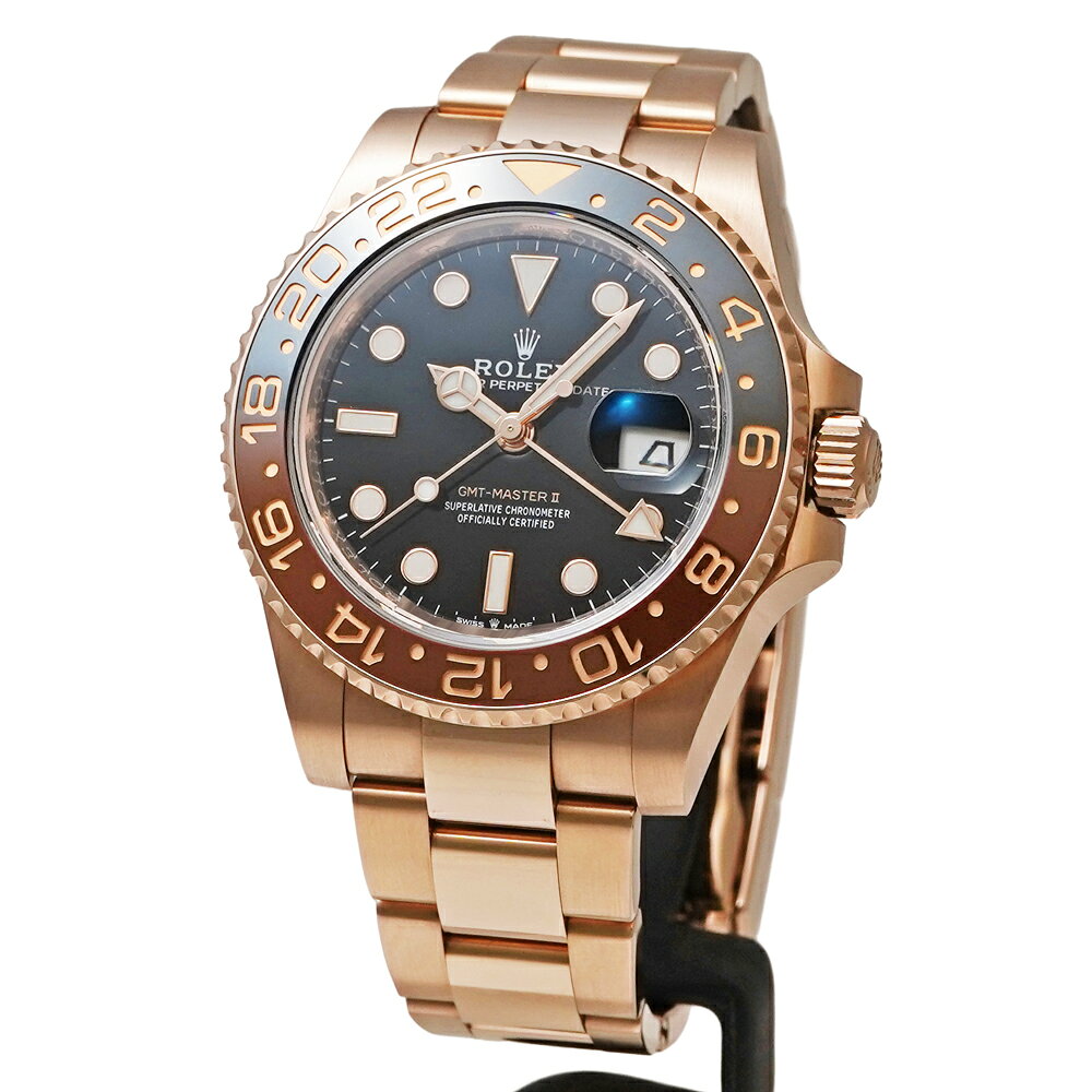 ルートビア 箱・2025年保証書付き ROLEX GMTマスター2 Ref.126715CHNR 中古品 ブラック メンズ 腕時 moonphase1986-10023439 ムーンフェイズ サンプル画像2