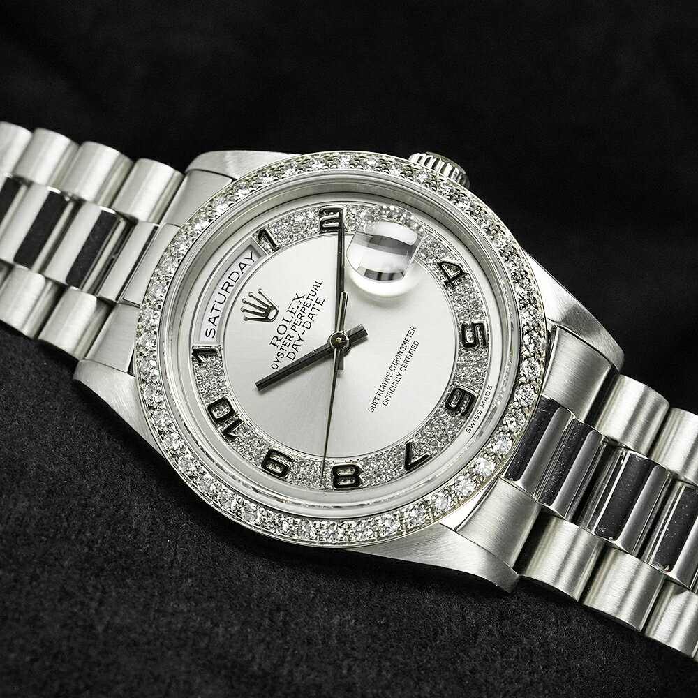 デイデイト ミリヤードダイヤル E番 1990年～1991年製造 内箱付き Ref.18349 中古品 メンズ 腕時計 moonphase1986-10023465 ムーンフェイズ サンプル画像2