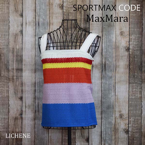 MAXMARA マックスマーラ スポーツマックスコード SPORTMAX CODEマルチボーダータンクトップ LICHENE