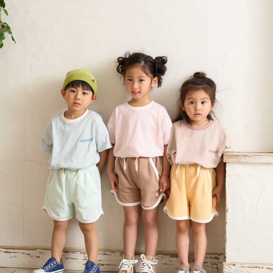 人気ブランド多数対象 子供服 キッズ 半袖 ボーダーTシャツ 100cm