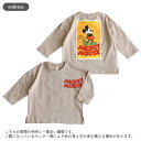 [t.] Disney 前後 プリント 長袖 Tシャツ ディズニー ミッキー ベビー キッズ 子供服 トップス ロンT 男の子 女の子 80cm 90cm 100cm 110cm 120cm 130cm 綿100 3