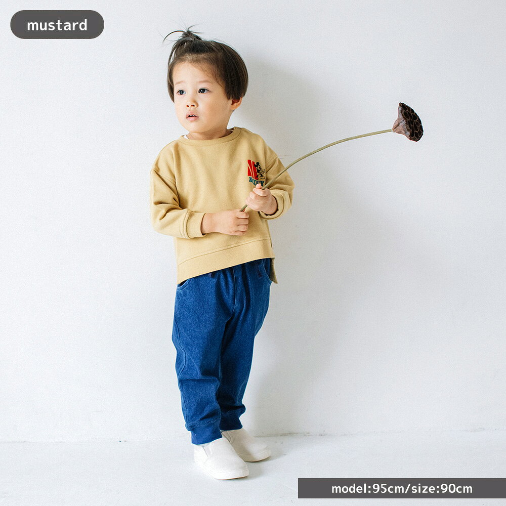 [t.] Disney 前後 プリント トレーナー ベビー キッズ 子供服 トップス スウェット...