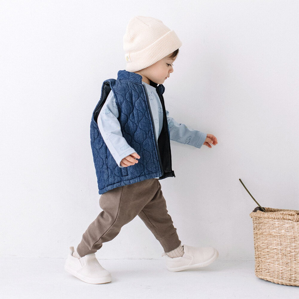 【SALE】[t.] ゆったりシルエット ワッフル サルエル パンツ ベビー キッズ 子供服...