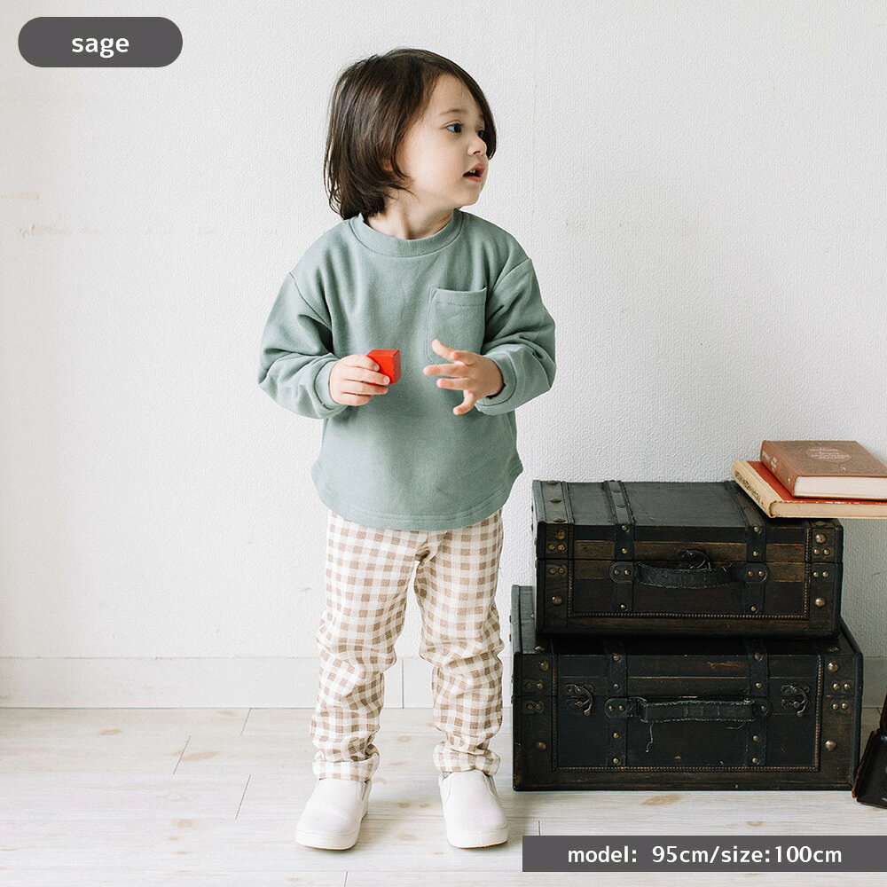 【SALE】[t.] 無地 トレーナー ベビー キッズ 子供服 男の子 女の子 スウェット 80...