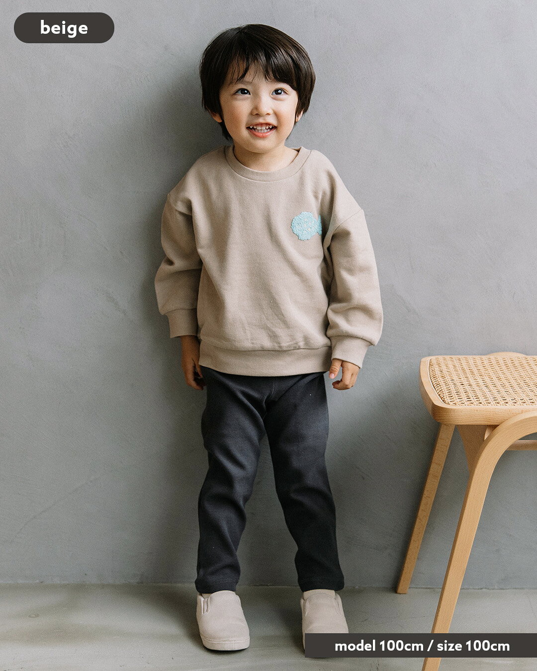 【SALE】[t.] たべもの サガラ＆プリント トレーナー ベビー キッズ 子供服 男の子...