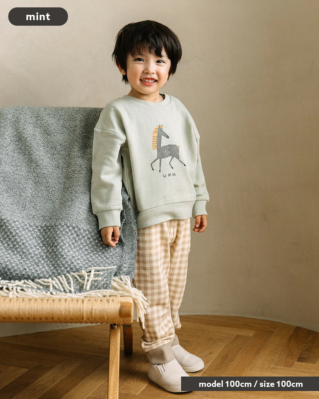 [t.] シンプル ラクガキ トレーナー ベビー キッズ 子供服 男の子 女の子 スウェッ...
