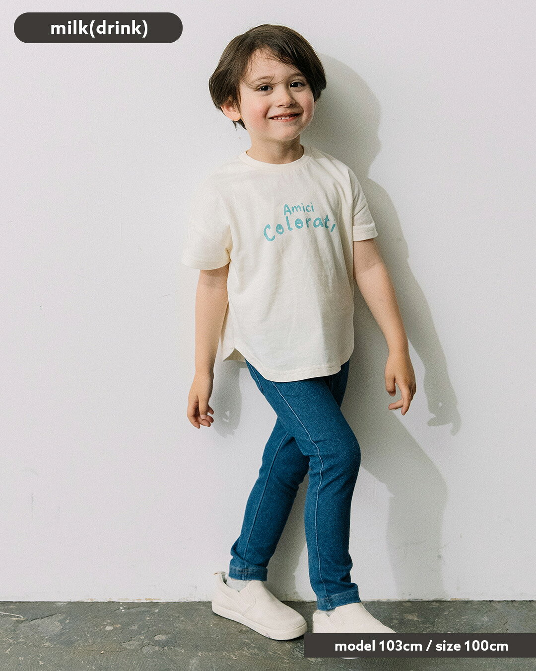 【新色追加】[t.] 前後 たべもの プリント 半袖 Tシャツ ベビー キッズ 子供服 ト...