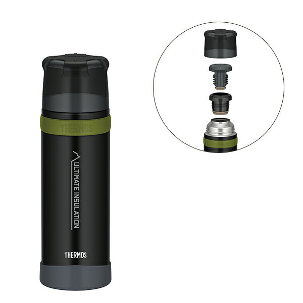 樂天商城 - サーモス（THERMOS）【山専用】ステンレスボトル　FFX-751　カラー：マットブラック(MTBK)　【ステンレスボトル 水筒 ボトル 大人用水筒 マグボトル アウトドア】