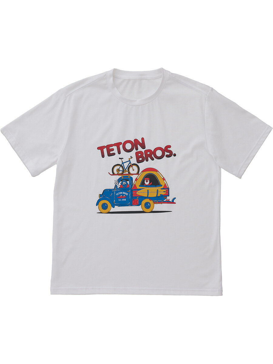 ティートンブロス（TetonBros.）TB ピックアップティー メンズ（TB Pickup Tee M'S）　TB241-81Mカラー：White