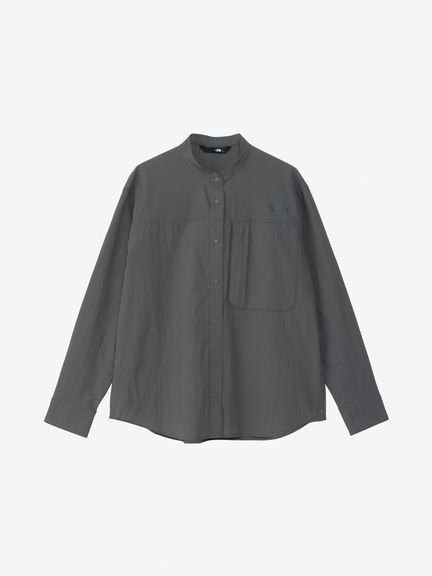 ノースフェイス（THE NORTH FACE）【女性用】ハイカーズシャツ（HIKERS' SHIRT）　NRW12401　カラー：ヒューズボックスグレー