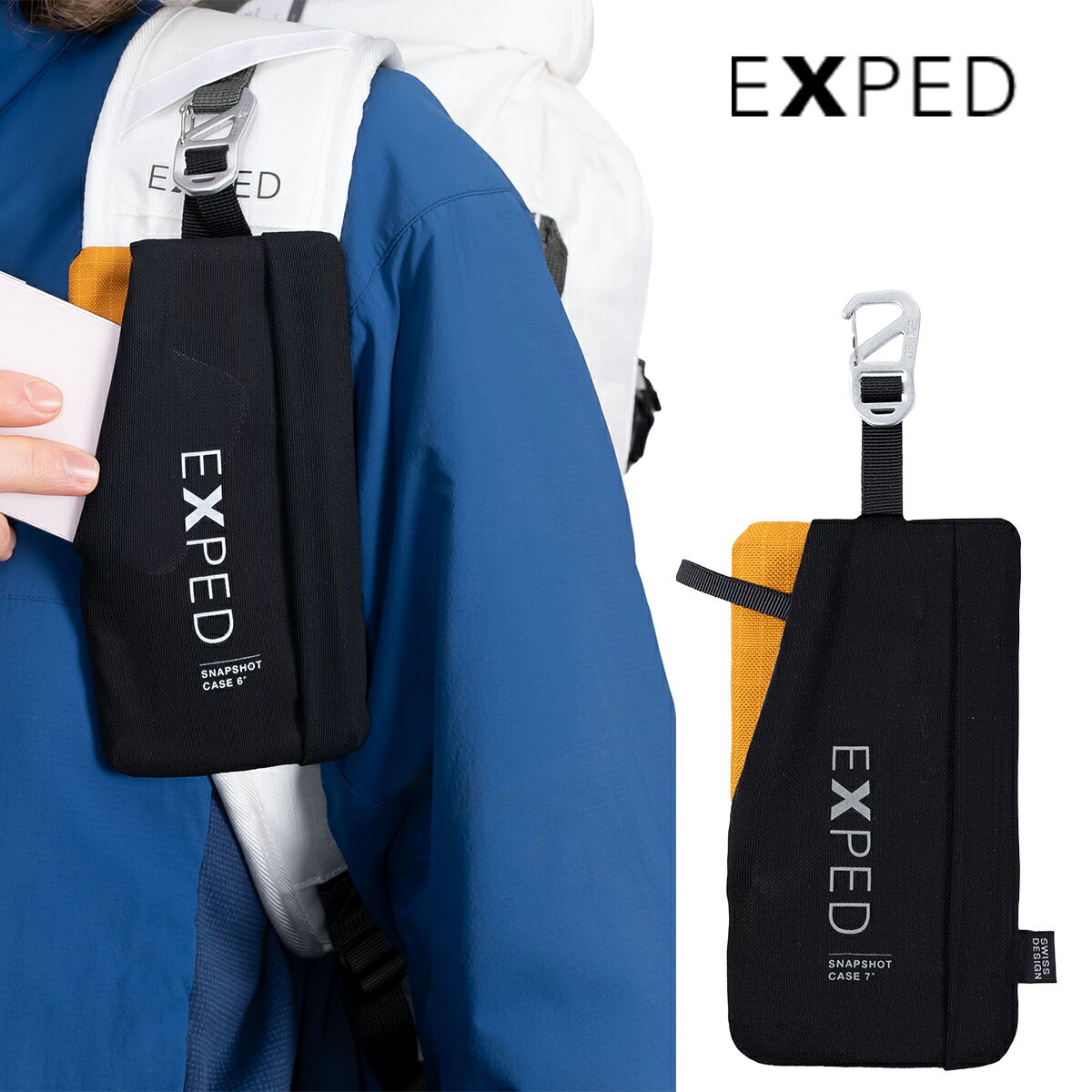 樂天商城 - エクスペド（EXPED）スナップショット ケース（Snapshot Case）396568 【ショルダーハーネス スマホケース スマートフォンホルダー バックパック アクセサリー 57g 軽量 ストレッチ メッシュ 登山 トレッキング ハイキング アウトドア ガジェット収納】
