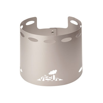 エバニュー（EVERNEW）VESUV Windshield / 0.9L pot　【軽量 ゴトク 風防 耐風性 手軽】