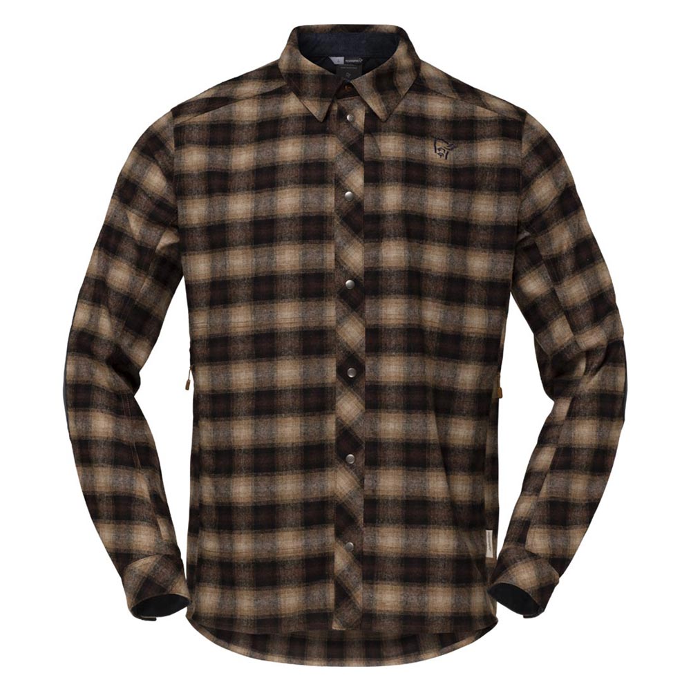 ノローナ（NORRONA）タモックウールシャツ（tamok wool Shirt）1206-19　カラー：Emperador