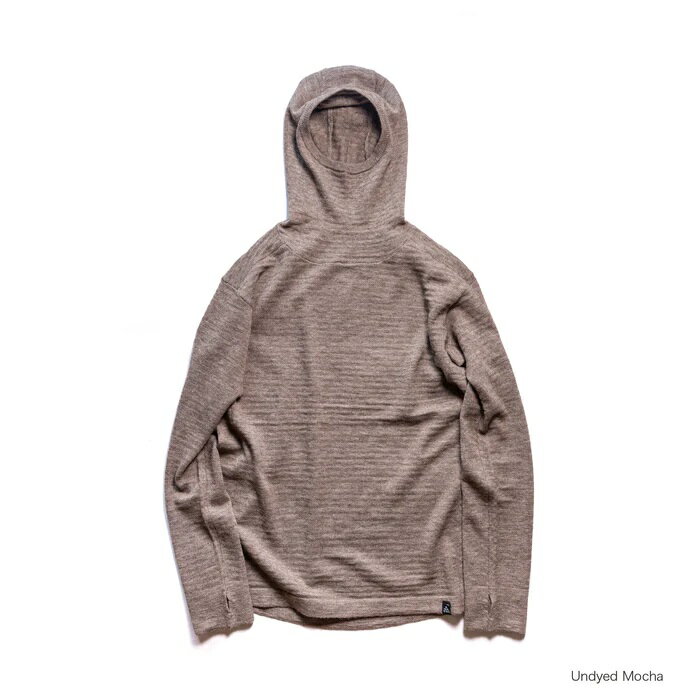 スタティック（STATIC）ヤク ブリーズ プルオーバー（YAK BREEZE PULLOVER）102823カラー：Undyed Mocha