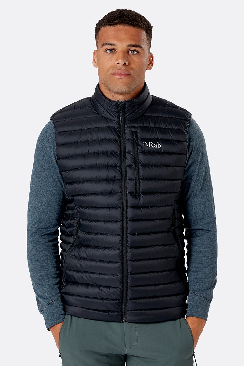 ラブ（Rab）マイクロライトダウンベスト（Microlight Down Vest）カラー：Black