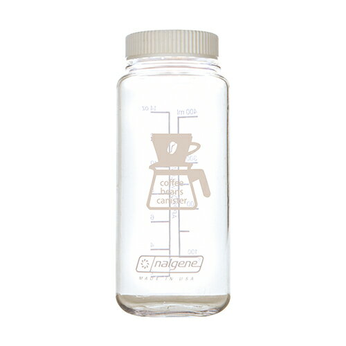 ナルゲン（nalgene） コーヒービーンズキャニスター 150g（0.5L）カラー：クリアWH