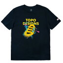 トポデザイン（Topo Designs）RAFT TEEカラー：NAVY 【Tシャツ トップス ロゴT アウトドア キャンプ】