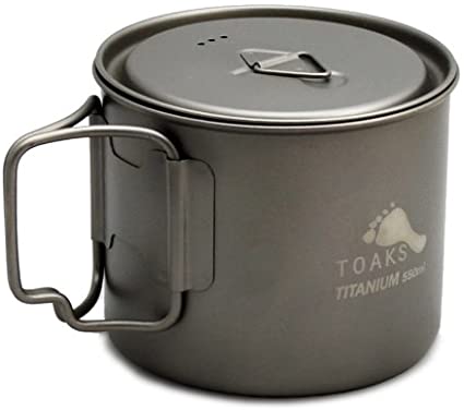 トークス（TOAKS）ライトチタニウムポット550ml（LIGHT Titanium Pot）