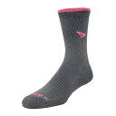 ドライマックス(DRYMAX)トレイルランニングクルー(TrailRunningCREW)カラー:DARK GRAY/NEON PINK TRAILRUNCREW 【トレラン トレイルランニング ランニング レース 靴下 ソックス アウトドア トレイル】(4)