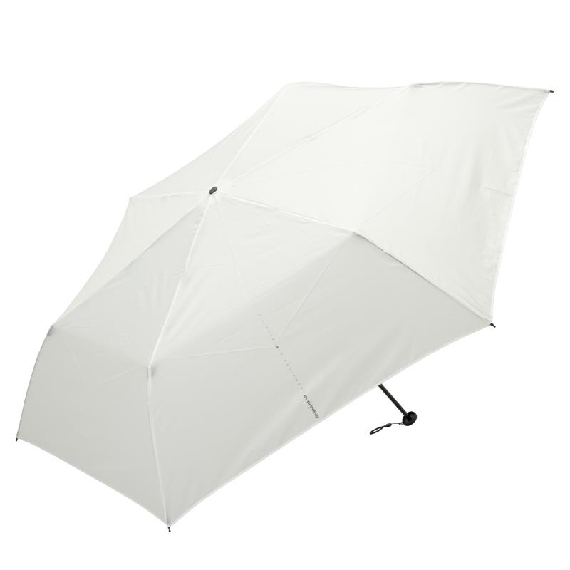 樂天商城 - エバニュー（EVERNEW）Airy wide U.L. umbrella　EBYR773カラー：ホワイト　【折りたたみ傘 レインギア 傘 パラソル】
