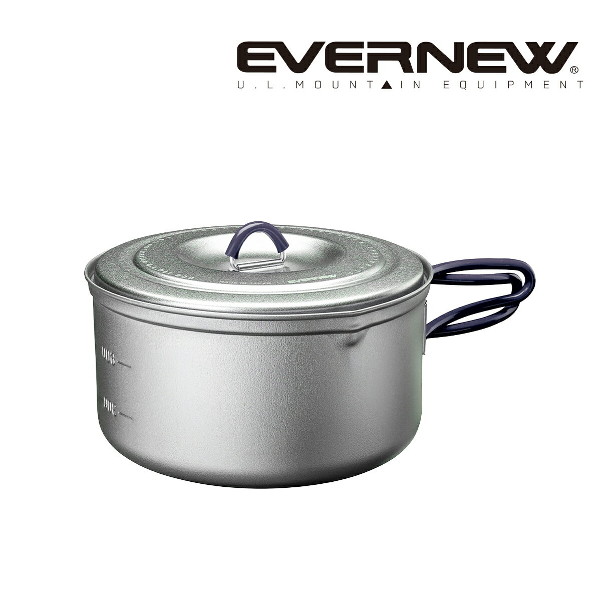 Rakuten - エバニュー（EVERNEW）チタンNSポット900（Ti N.S. Pot 900）ECAL742 【チタンカップ 直火対応 超軽量 折り畳みハンドル キャンプ バックパッキング 登山 コーヒー エスプレッソ 日本製】