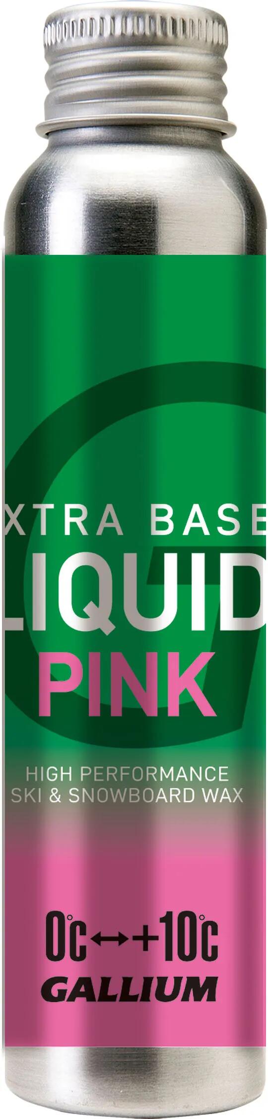 EXTRA BASEシリーズのリキッドバージョン。 滑走面に満遍なく塗り伸ばし、コルクで擦り込んだ後にナイロンブラシで磨き上げ、仕上げます。 アイロンを使用しない為、場所を選ばず手軽に仕上げる事が可能です。 EXTRA BASE LIQUID PINK(60ml) リキッドタイプで簡単施工。雪温0℃～気温+10℃に適応。