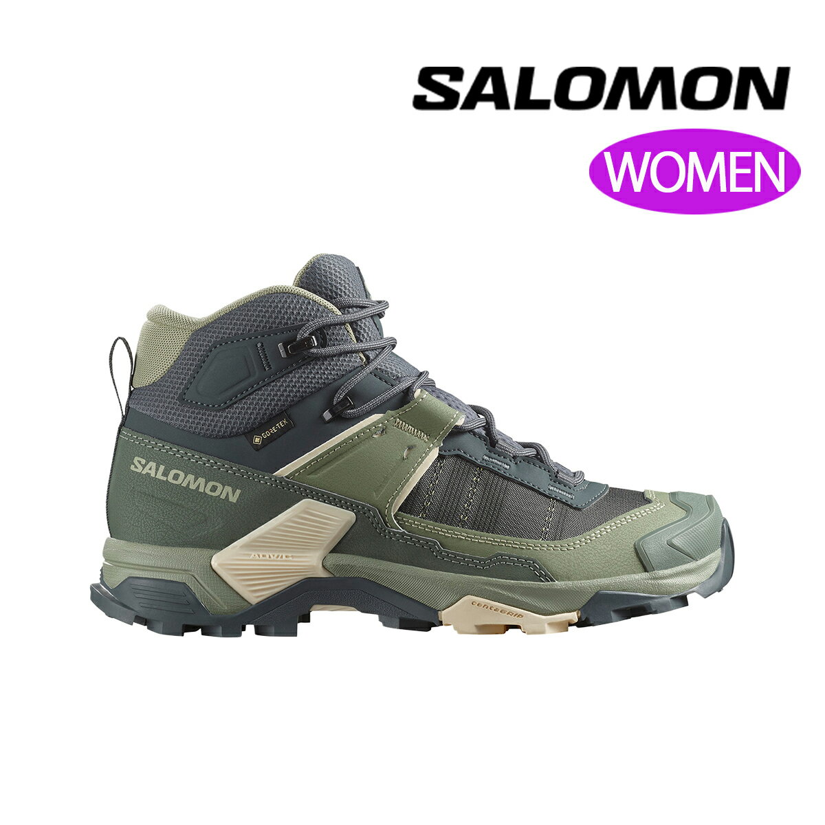 樂天商城 - 【SALE】サロモン（SALOMON）【女性用】X ウルトラ 5 ミッド（X ULTRA 5 MID GORE-TEX）L47754600022【トレッキングシューズ 防水 ゴアテックス 軽量 ミッドカット 登山 ハイキング 幅広 レディース】