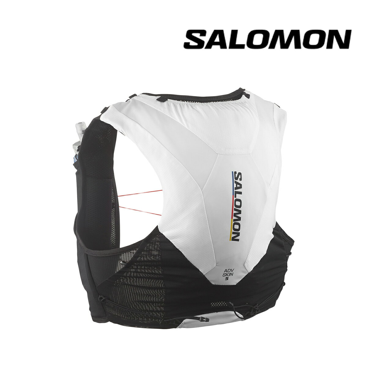 樂天商城 - サロモン（SALOMON)　アドバンススキン 5 レースフラッグ（ADV SKIN 5 RACE FLAG SET）LC2483800014【トレイルランニング ベスト ハイドレーションベスト ソフトフラスク付き 軽量 レース ロングトレイル ウルトラマラソン】