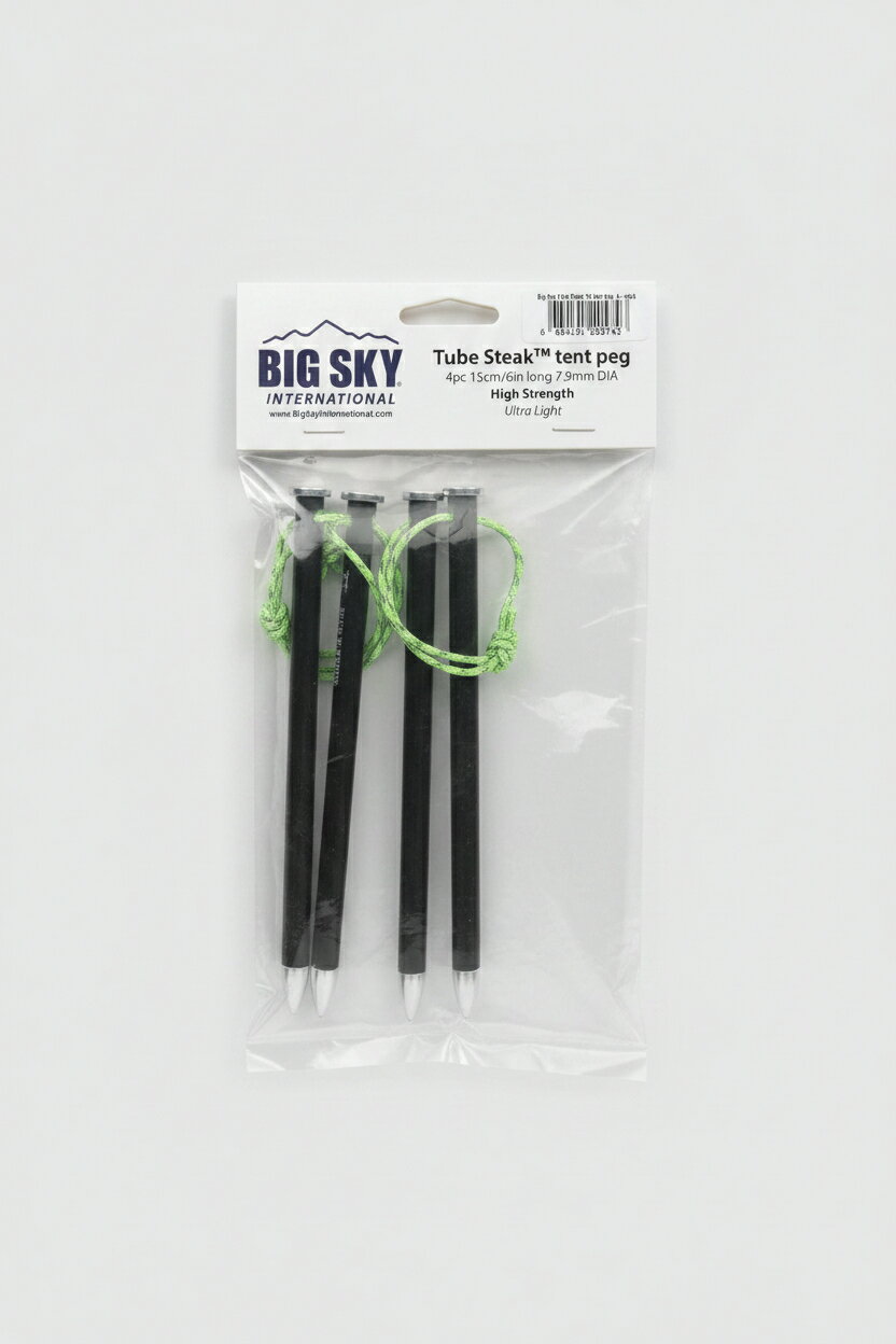 Rakuten - ビッグスカイ（BIG SKY INTERNATIONAL）チューブステークテントペグ（TUBE STEAK TENT PEG）【ペグ テント 山 アウトドア 登山 キャンプ】