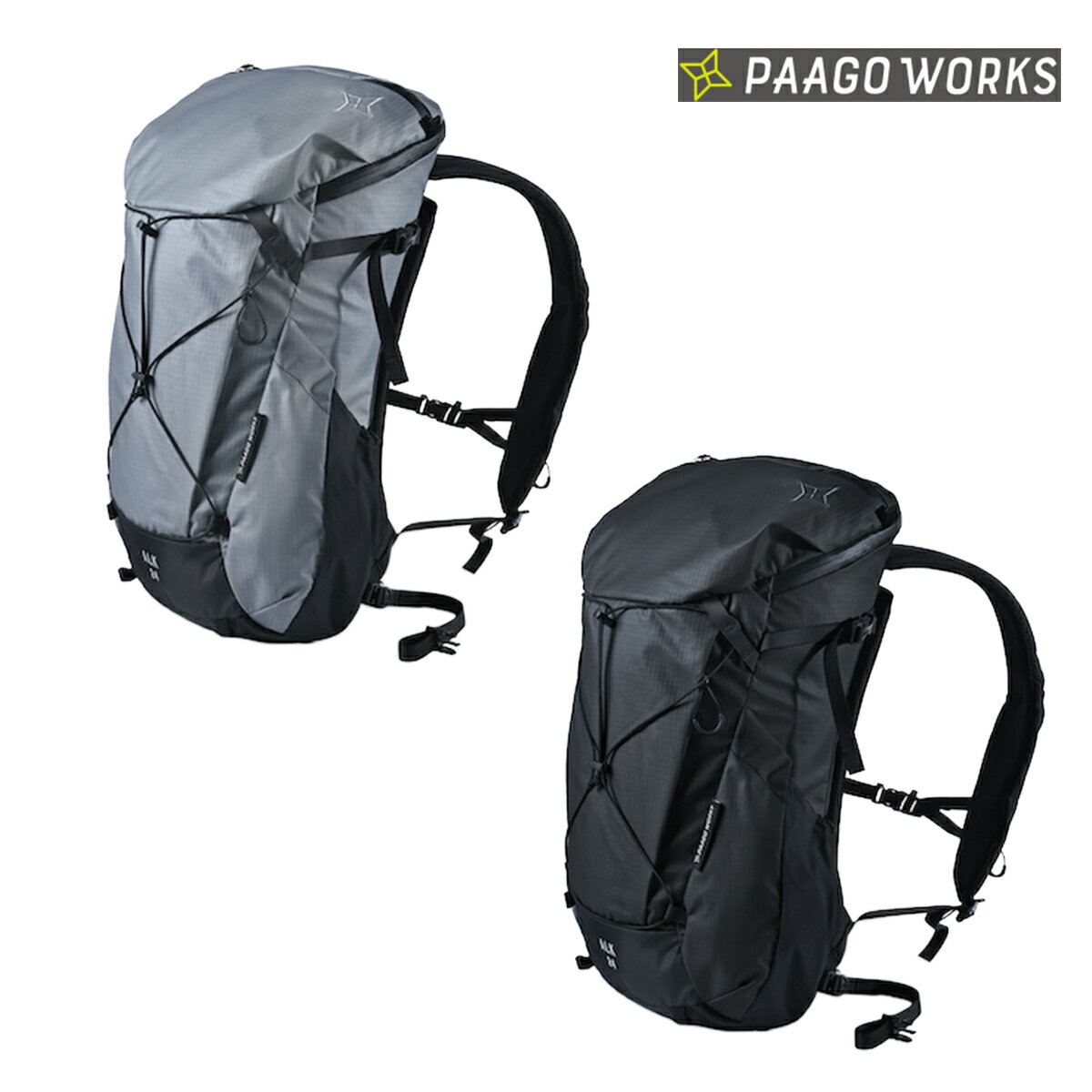 樂天商城 - パーゴワークス（PaaGo WORKS）アルク 24（ALK 24）HP604【バックパック リュック 24L 登山 トレッキング ハイキング 軽量 コンパクト デイパック アウトドア 日帰り登山 トレイルランニング ファストパッキング】