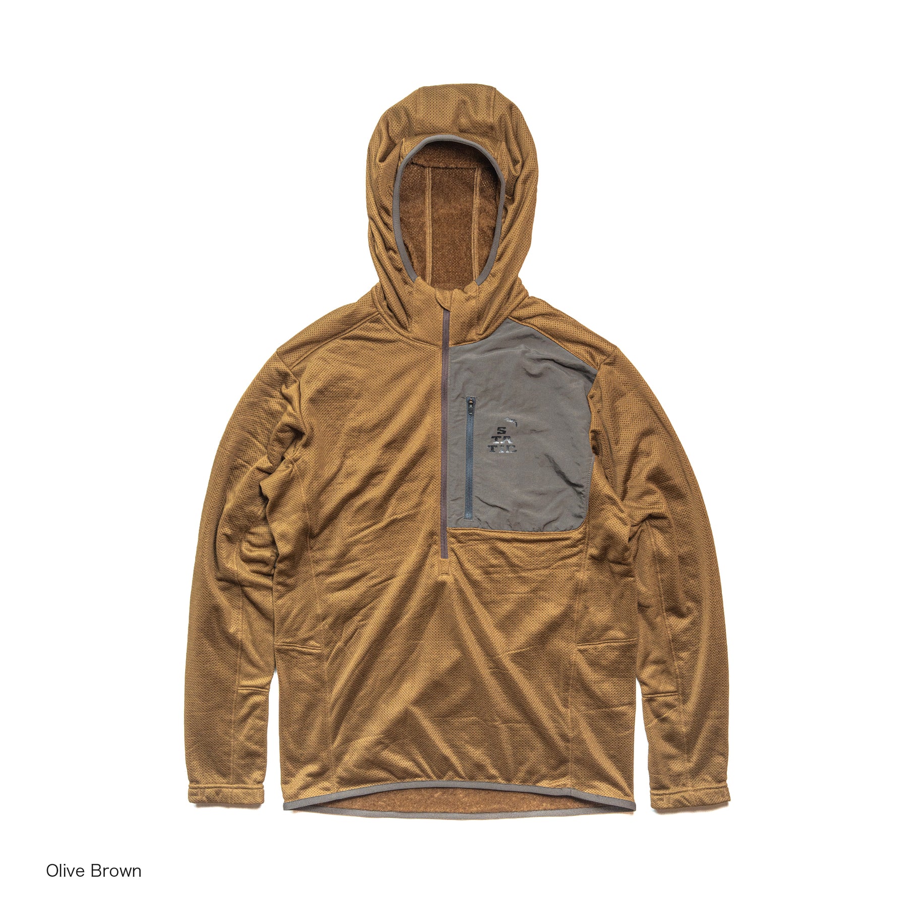 樂天商城 - スタティック（STATIC） アドリフト ハーフ ジップ フーディー（Adrift Half Zip Hoody） 24502 カラー：Olive Brown