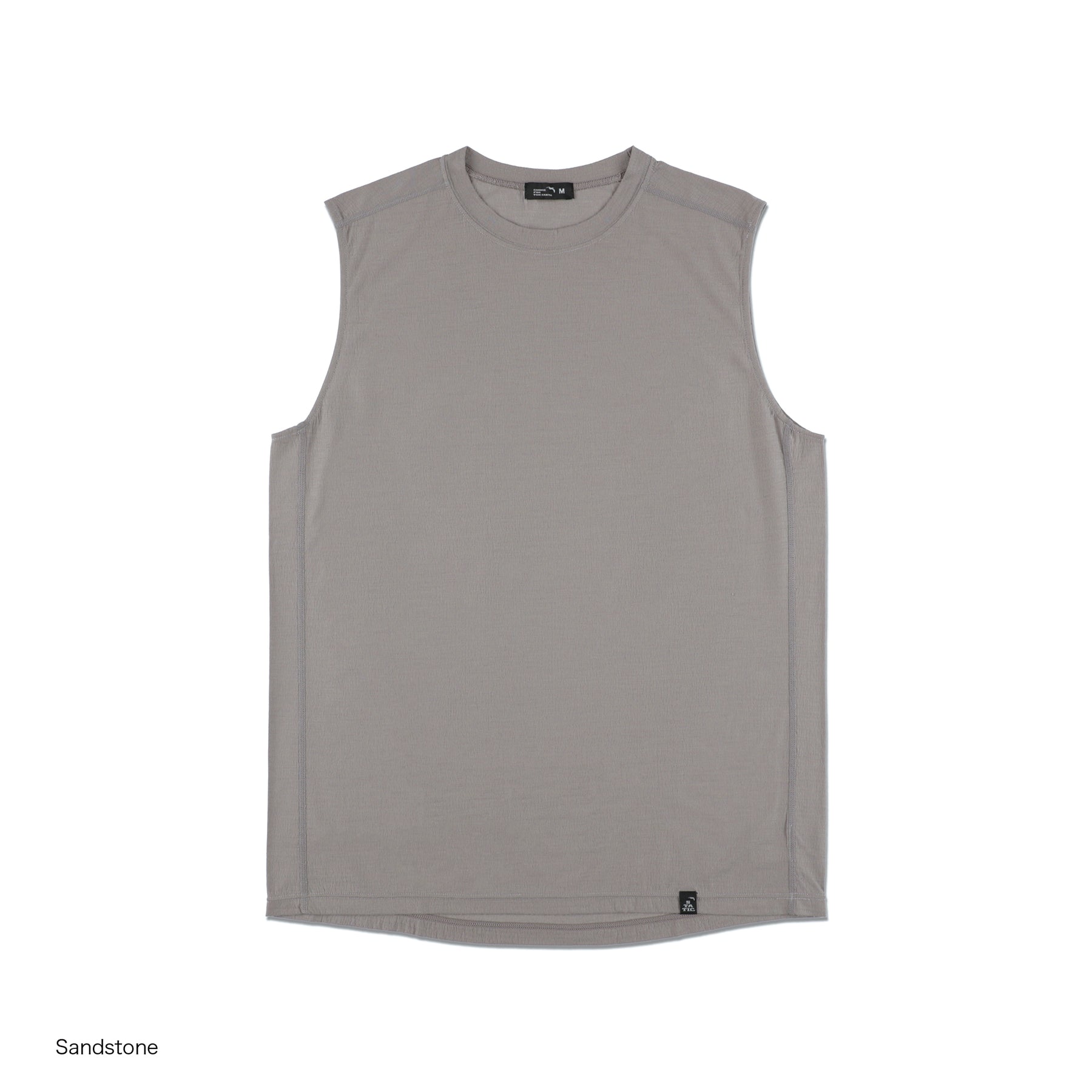ムース楽天市場支店の【SALE】スタティック（STATIC） ロー スリーブレス（RAW SLEEVELESS）36210【タンクトップ ベースレイヤー 速乾 吸汗 消臭 UVカット 登山 トレイルランニング クライミング ハイキング メンズ レディース】｜アングル2