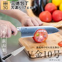 三徳 包丁 燕三条 日本製 刃渡り17cm V金10号 家庭用 キッチンナイフ 高品質 国産 新潟 ギフト 贈り物 新生活 一人暮らし 母の日 父の日 キッチン...