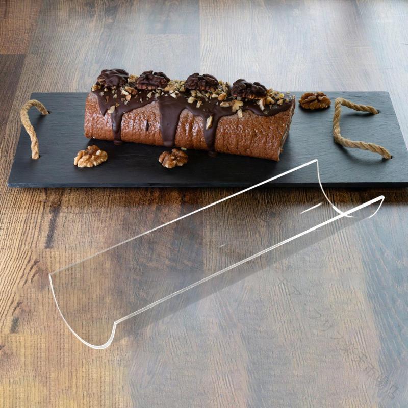 ケーキ ロール モデル アクリル 軽量 成形 再利用可能 デザート 作成 モデル ペストリー ロール 固定器..