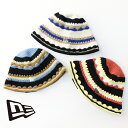 □□ニューエラ NEW ERA クロシェニットバケットハット 14474872/14474873/14474874 一ツ山佳子監修 帽子 バケハ ロゴ刺繍 レデ...
