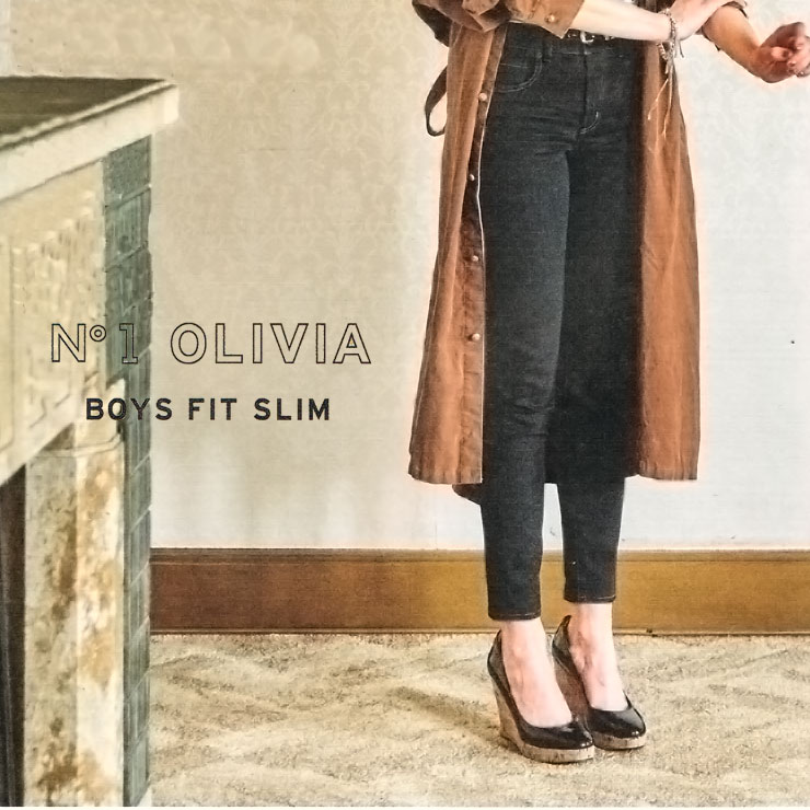 [30%OFF] アントゲージ Antgauge ボーイズフィットスリムパンツ Olivia ジャストレングス C1711 レディース スキニーデニム ストレッチ [返品・交換不可] more-net-10024934 モアネット casual select サンプル画像3