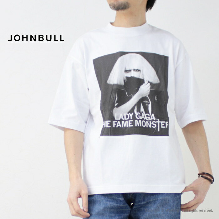 ジョンブル JOHNBULL アーティストTシャツ LADY GAGA THE FAME MONSTER3 JM241C22 メンズ 半袖 2024春夏