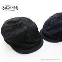 シュガーケーン SUGAR CANE 10ozデニム アップルジャックキャップ SC02705 メンズ 日本製 帽子 キャスケット 2025春夏