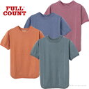 ●フルカウント FULLCOUNT フラットシームヘビーウェイトTシャツ 5222-23 メンズ 日本製 半袖 無地