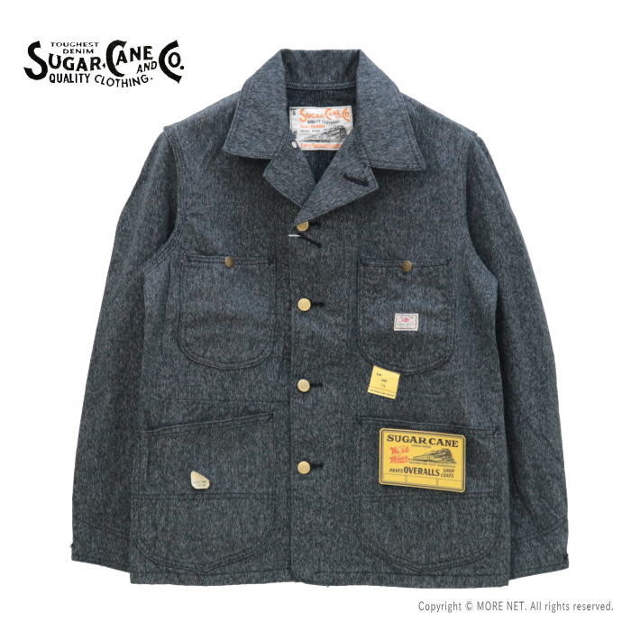 シュガーケーン SUGAR CANE 9ozブラックコバートワークコート SC14373 メンズ 日本製 ジャケット