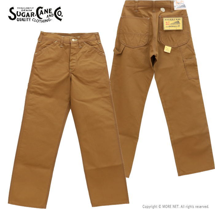 シュガーケーン SUGAR CANE 13ozブラウンダックワークパンツ SC41824 メンズ 日本製