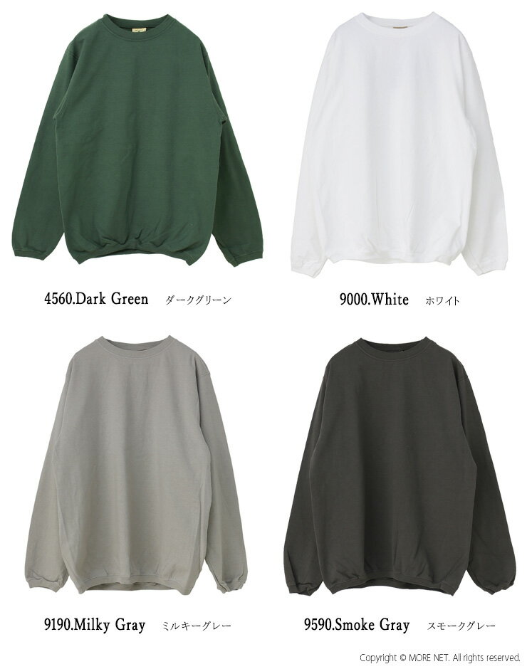 [30%OFF] グッドウェア GOODWEAR コットンクルーネック長袖リブTシャツ NGW9951 正...