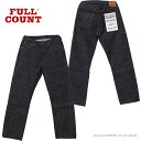 フルカウント FULLCOUNT ブラックセルヴィッチデニム ストレートジーンズ 1101BK 日本製 13.5oz 2024秋冬