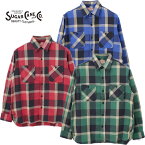 ●シュガーケーン SUGAR CANE ツイルチェックワークシャツ SC29156 メンズ 日本製 長袖 ネル