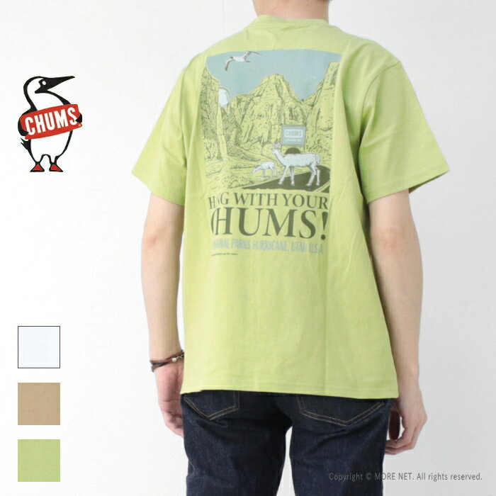 [40%OFF] チャムス CHUMS アンチバグチャムスナショナルパークスTシャツ CH01-2510 メンズ 半袖 虫よけ加工 2025春夏 [メール便可] [返品・交換不可]